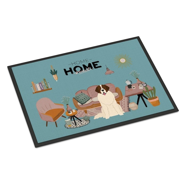 Carolines Treasures 24 x 36 in. Moscow Watchdog Sweet Home Indoor or Outdoor Mat CK7872JMAT - main